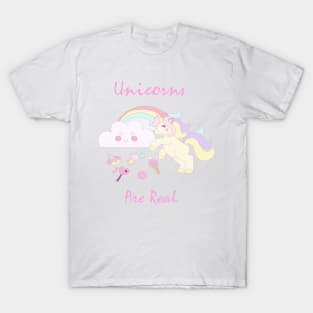 Unicorns Are Real Cute Cloud T-Shirt